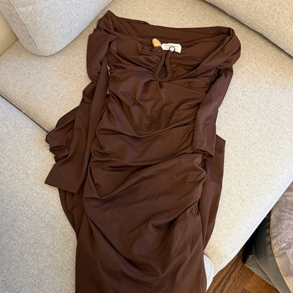 Peppermayo Chocolate Long Sleeve Dress - Picture 5 of 6